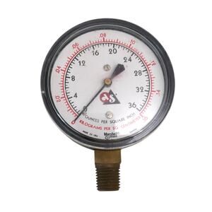 Marshall Town Auto Sprinklers Gauge 0-36 Ounce USA 092855 2 1/2" b